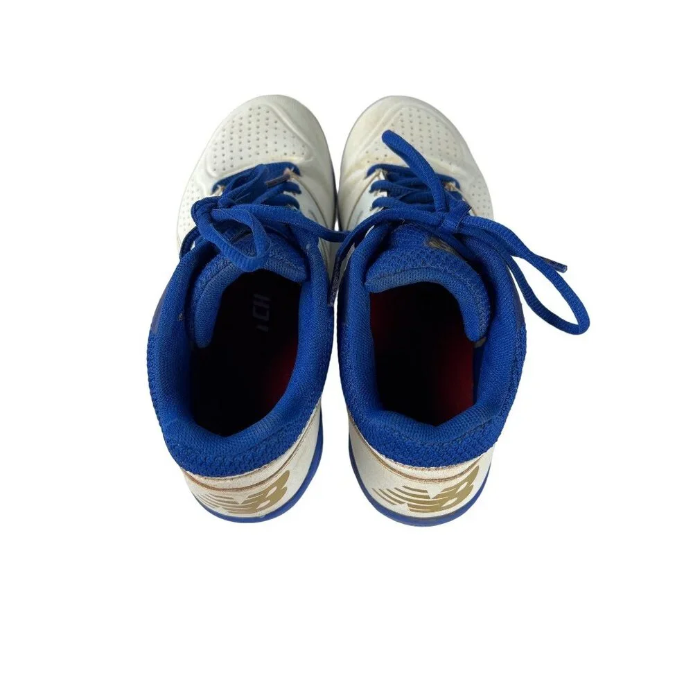 New Balance Women's Metal Cleats Blue/white Size 6.5